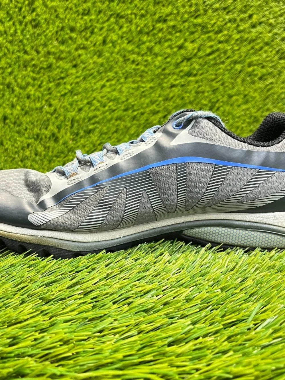 Merrell Siren Edge Womens Size 9 Gray Black Running Trail Hiking Shoes Sneakers